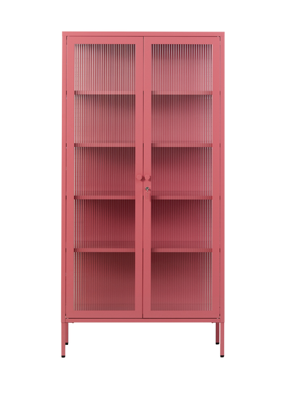 The Collector Glass Locker in Berry