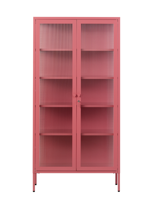 The Collector Glass Locker in Berry