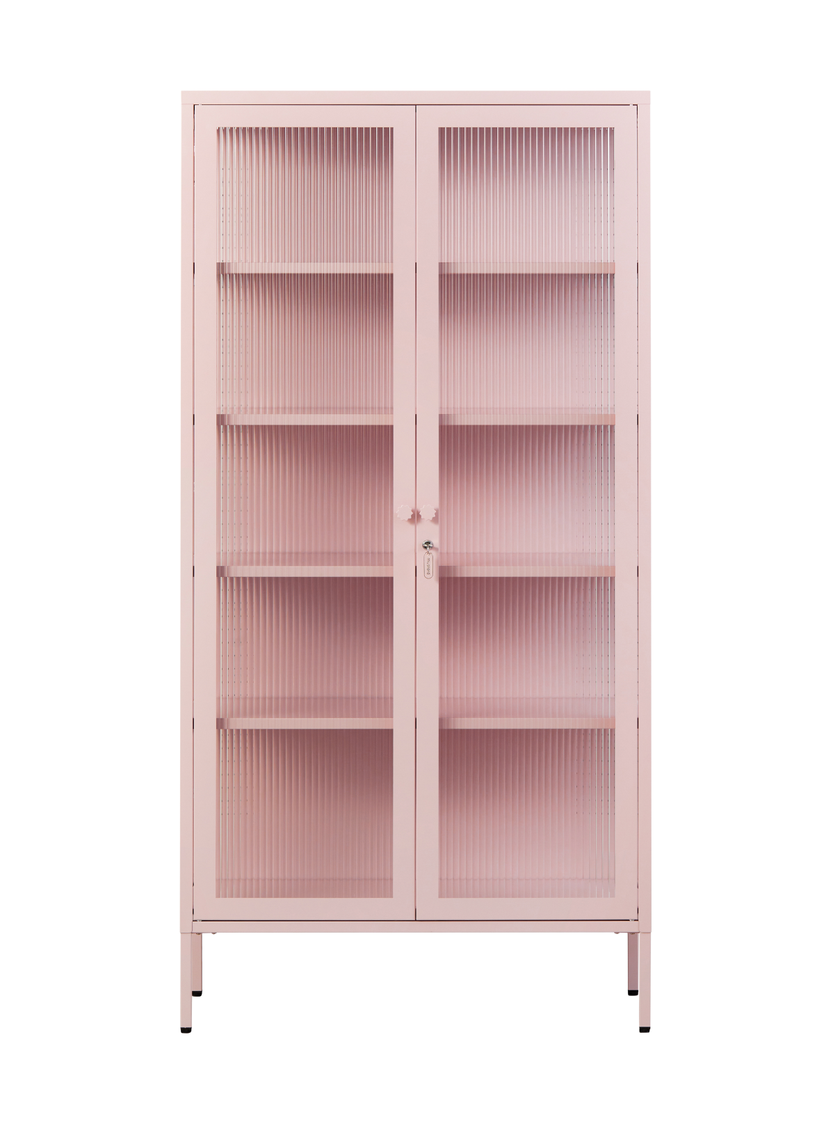 The Collector Glass Locker in Blush