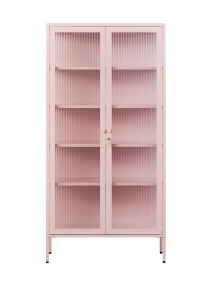 The Collector Glass Locker in Blush
