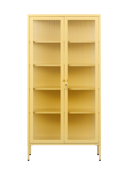 The Collector Glass Locker in Butter