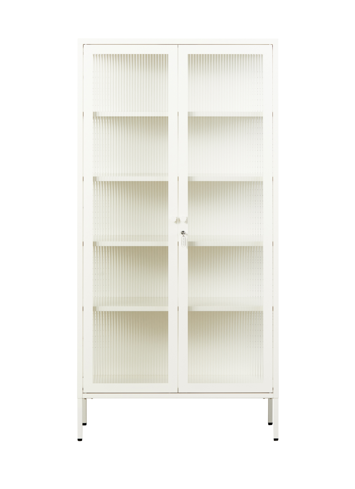 The Collector Glass Locker in Chalk