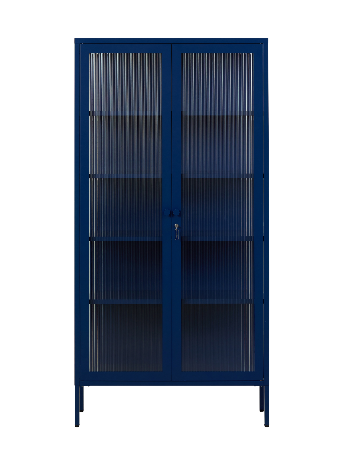 The Collector Glass Locker in Navy