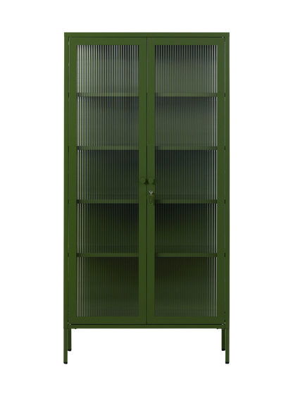 The Collector Glass Locker in Olive