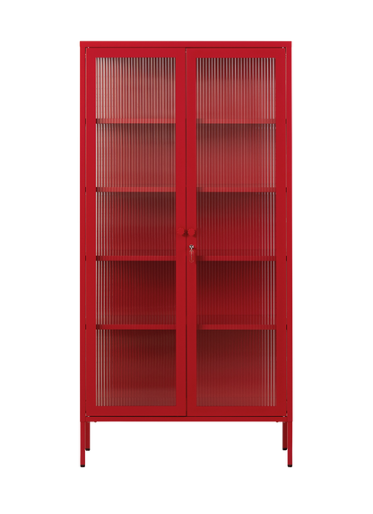The Collector Glass Locker in Poppy