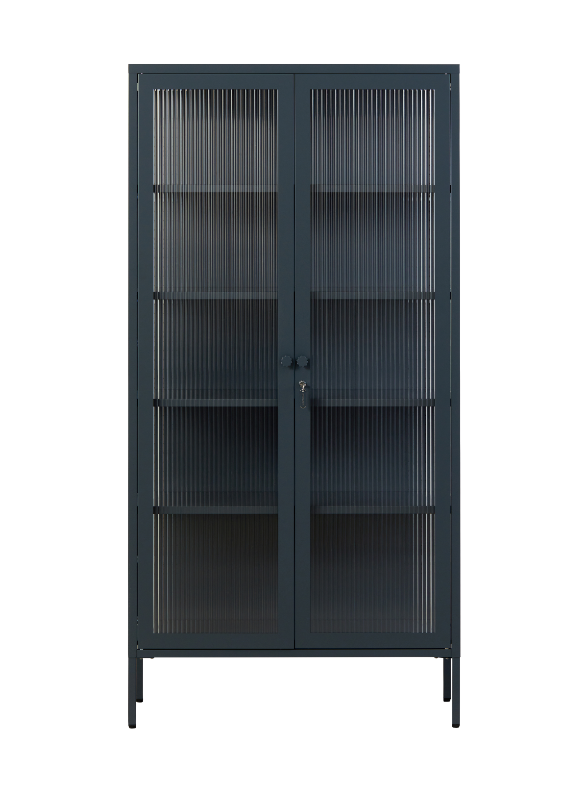 The Collector Glass Locker in Slate