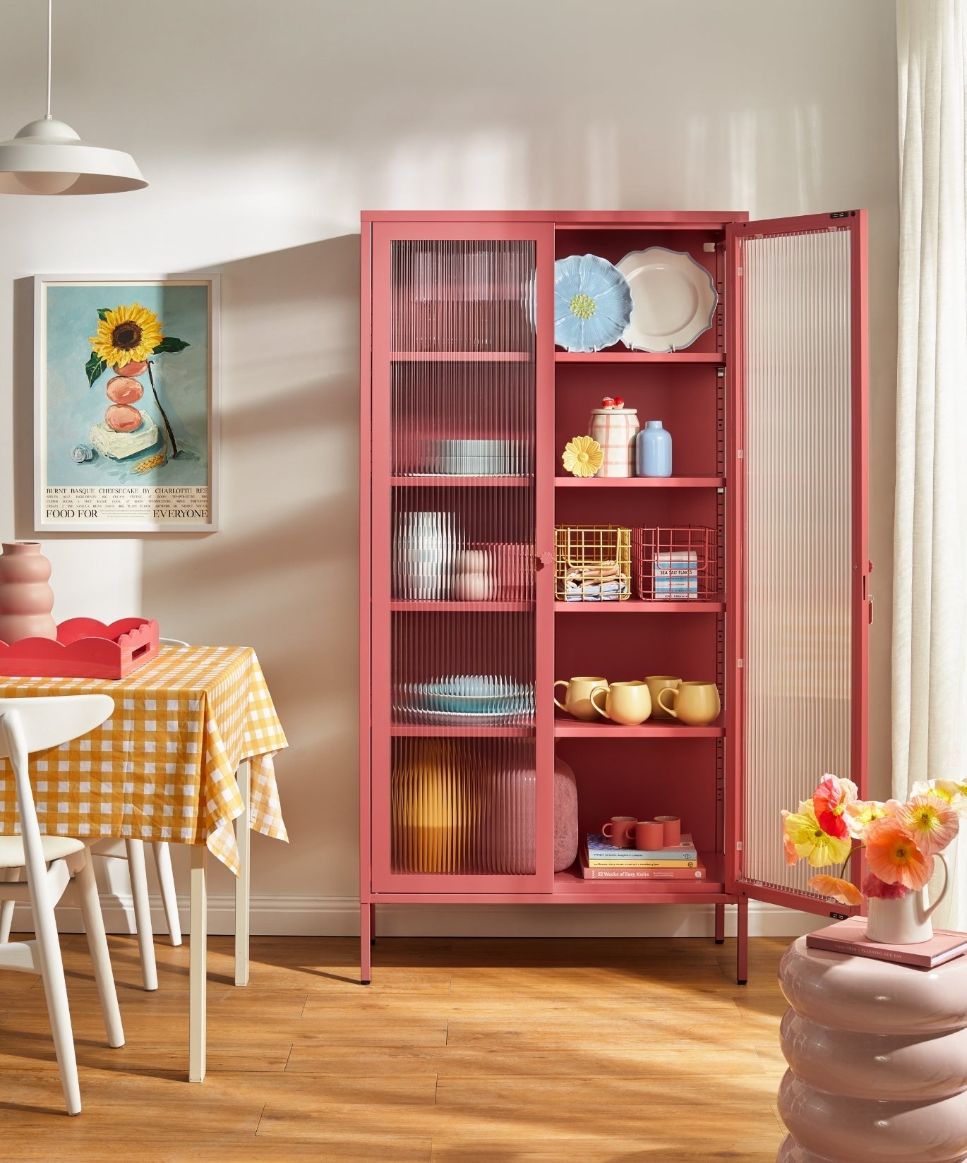 The Collector Glass Locker in Berry — lifestyle 2
