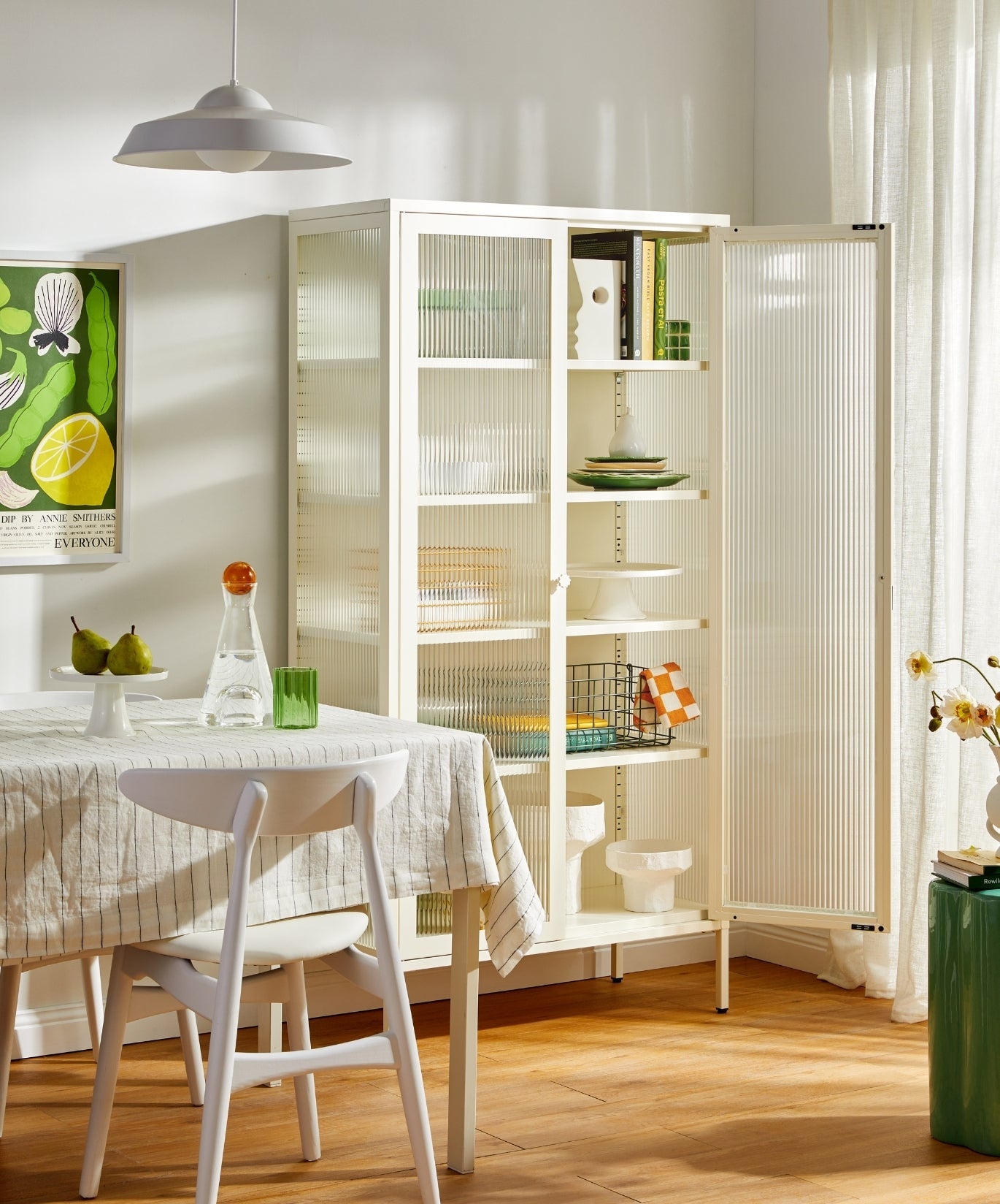 The Collector Glass Locker in Chalk — lifestyle 5