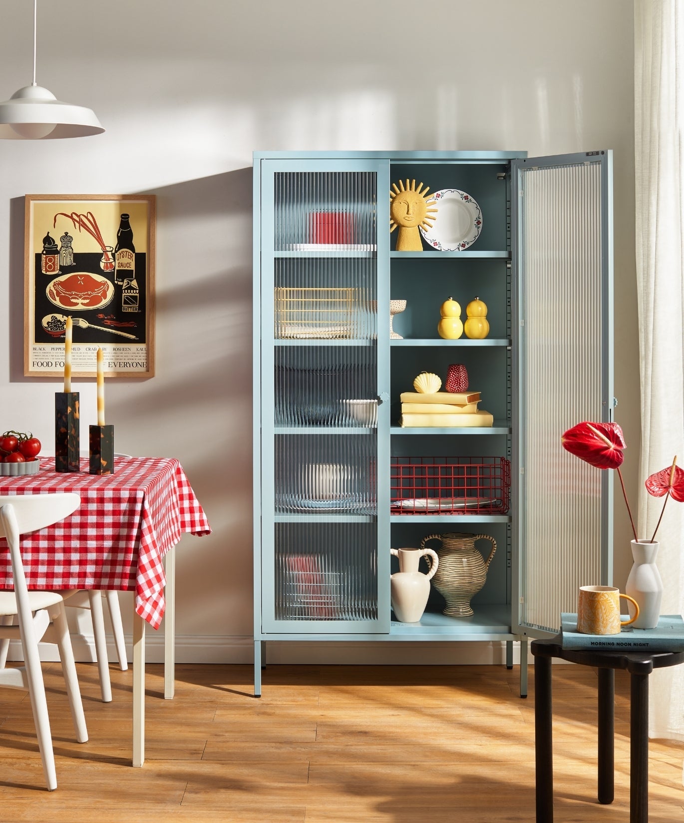 The Collector Glass Locker in Ocean — lifestyle 2