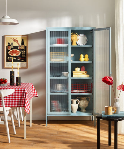 The Collector Glass Locker in Ocean — lifestyle 2