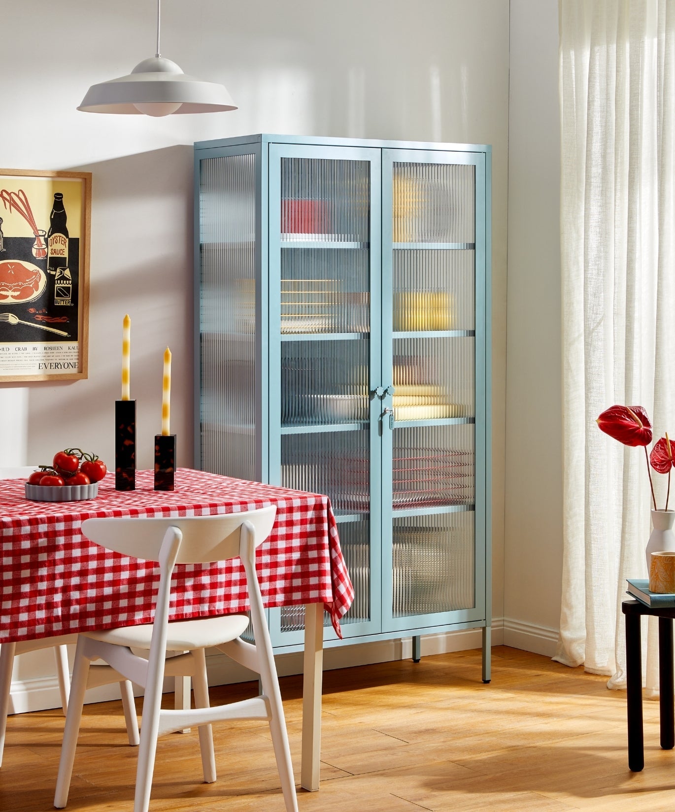 The Collector Glass Locker in Ocean — lifestyle 4