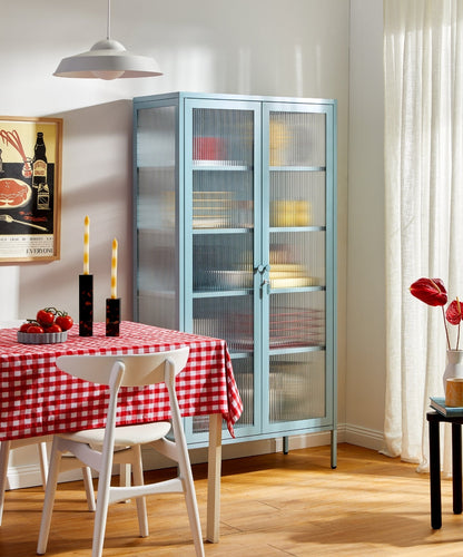 The Collector Glass Locker in Ocean — lifestyle 4