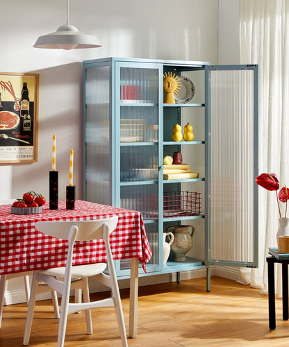 The Collector Glass Locker in Ocean — lifestyle 5