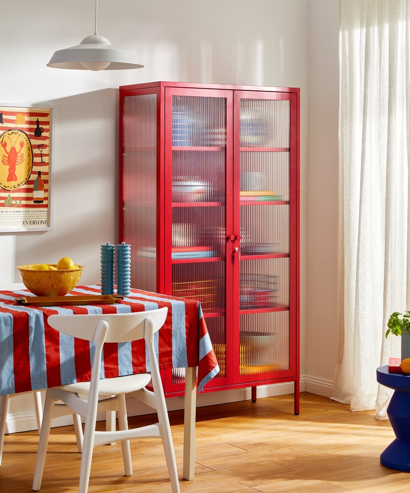The Collector Glass Locker in Poppy — lifestyle 4