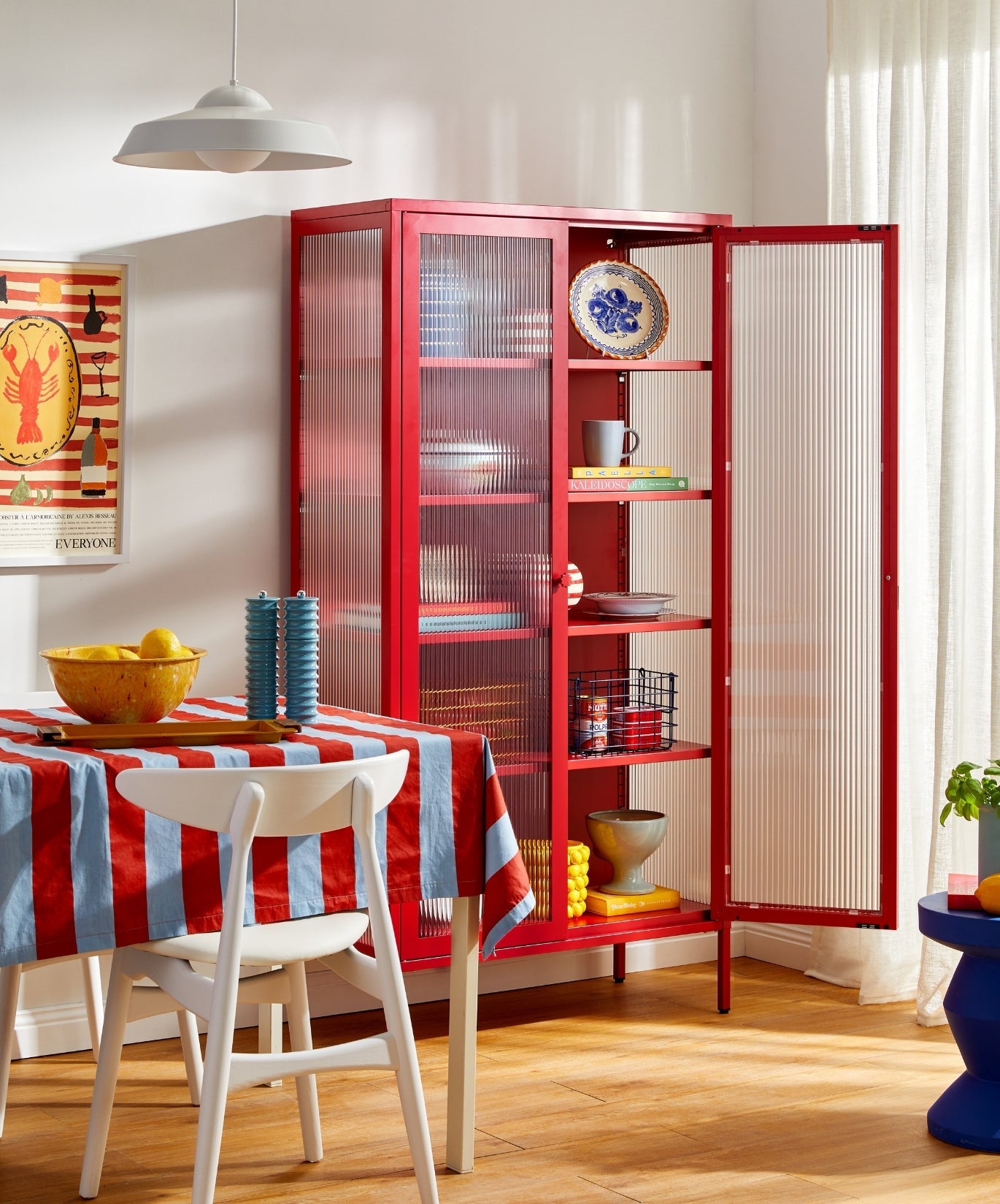 The Collector Glass Locker in Poppy — lifestyle 5