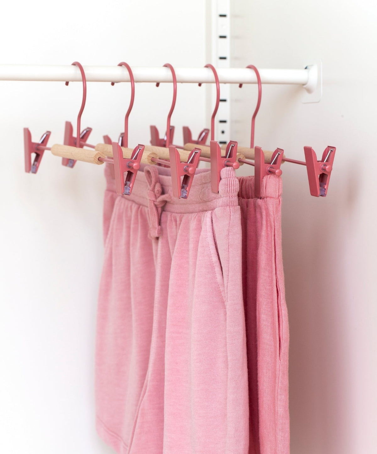 The Adult Clip Hangers in Berry