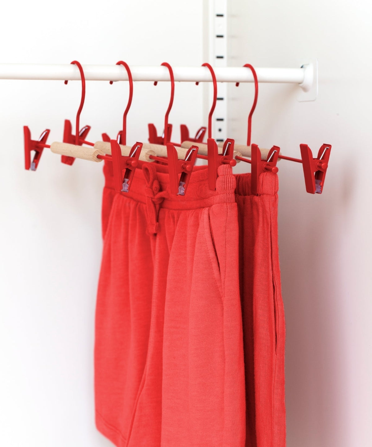 The Adult Clip Hangers in Poppy