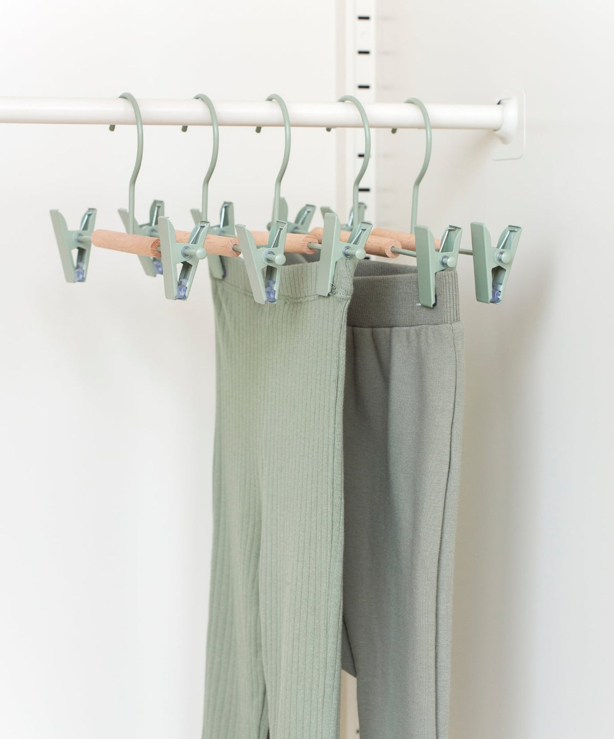 The Kids Clip Hangers in Sage