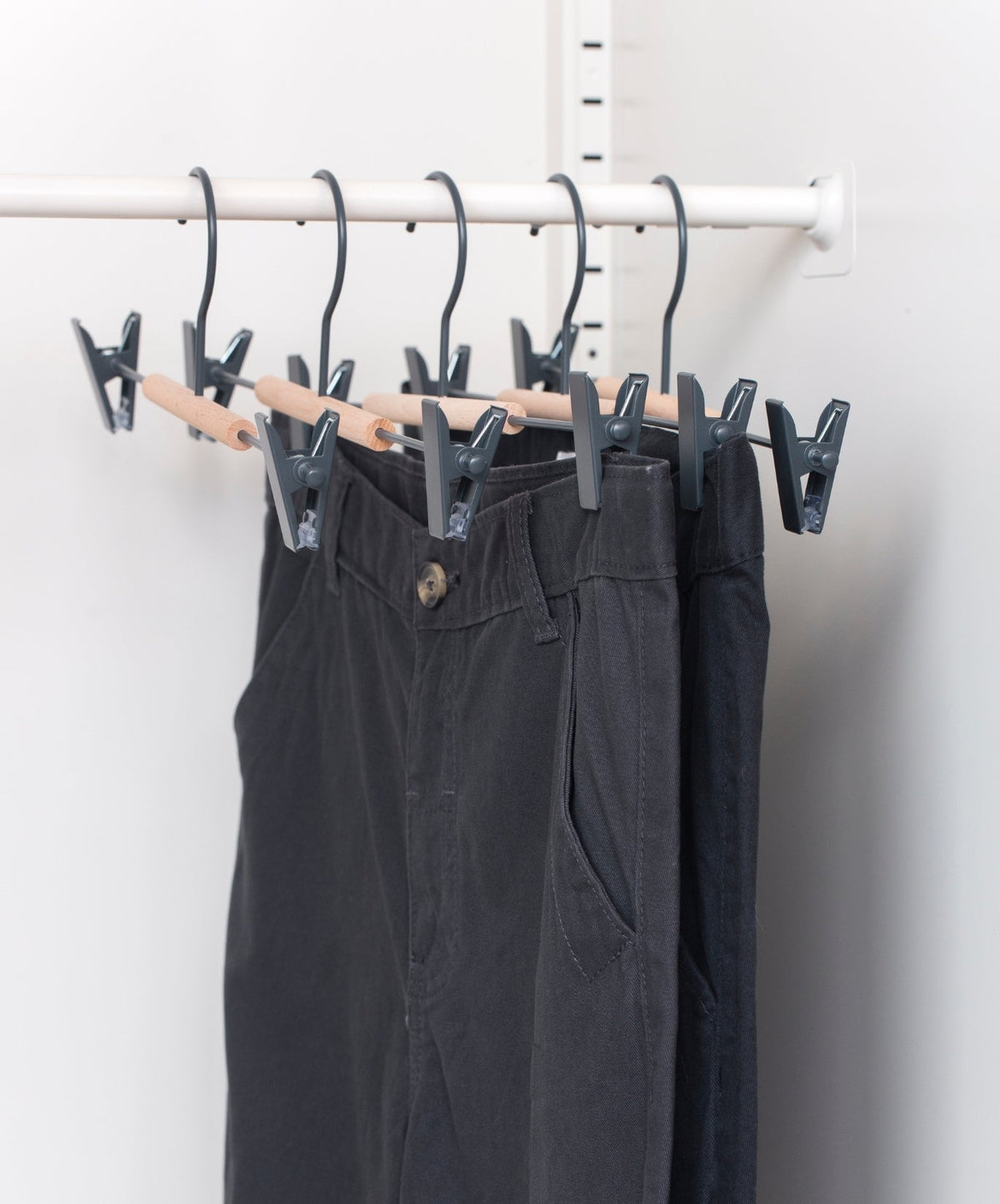 The Adult Clip Hangers in Slate
