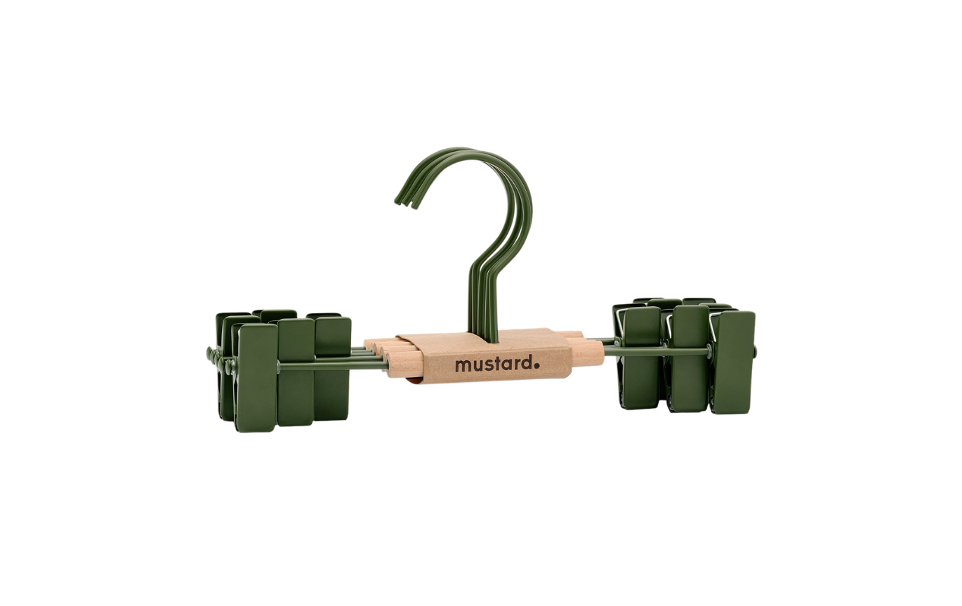 The Kids Clip Hangers in Olive