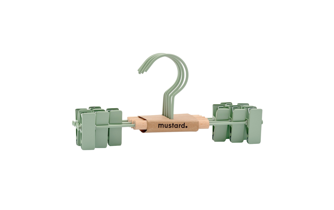 The Kids Clip Hangers in Sage