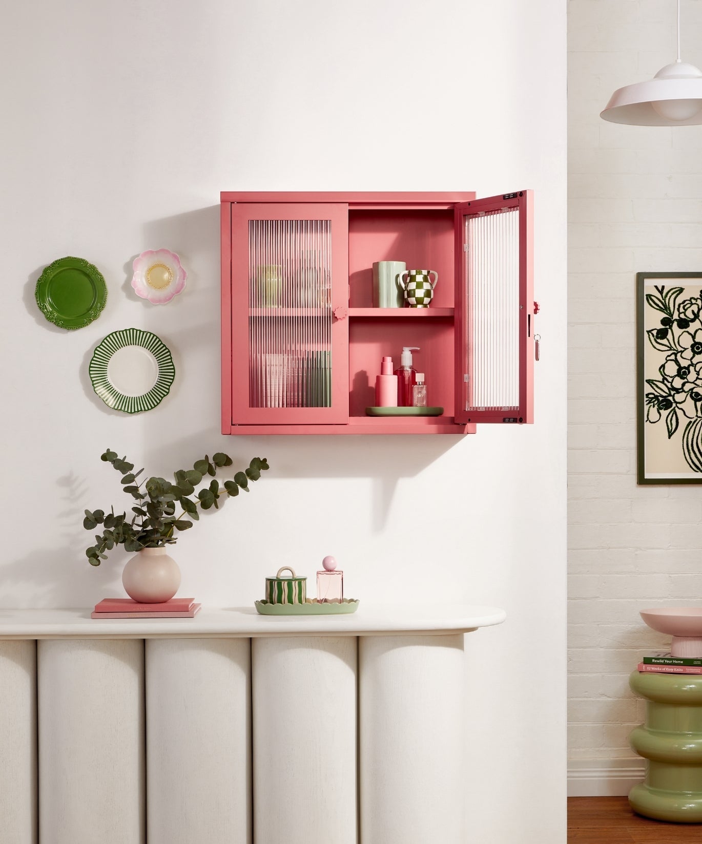 The Kit Wall Cabinet in Berry — lifestyle 2