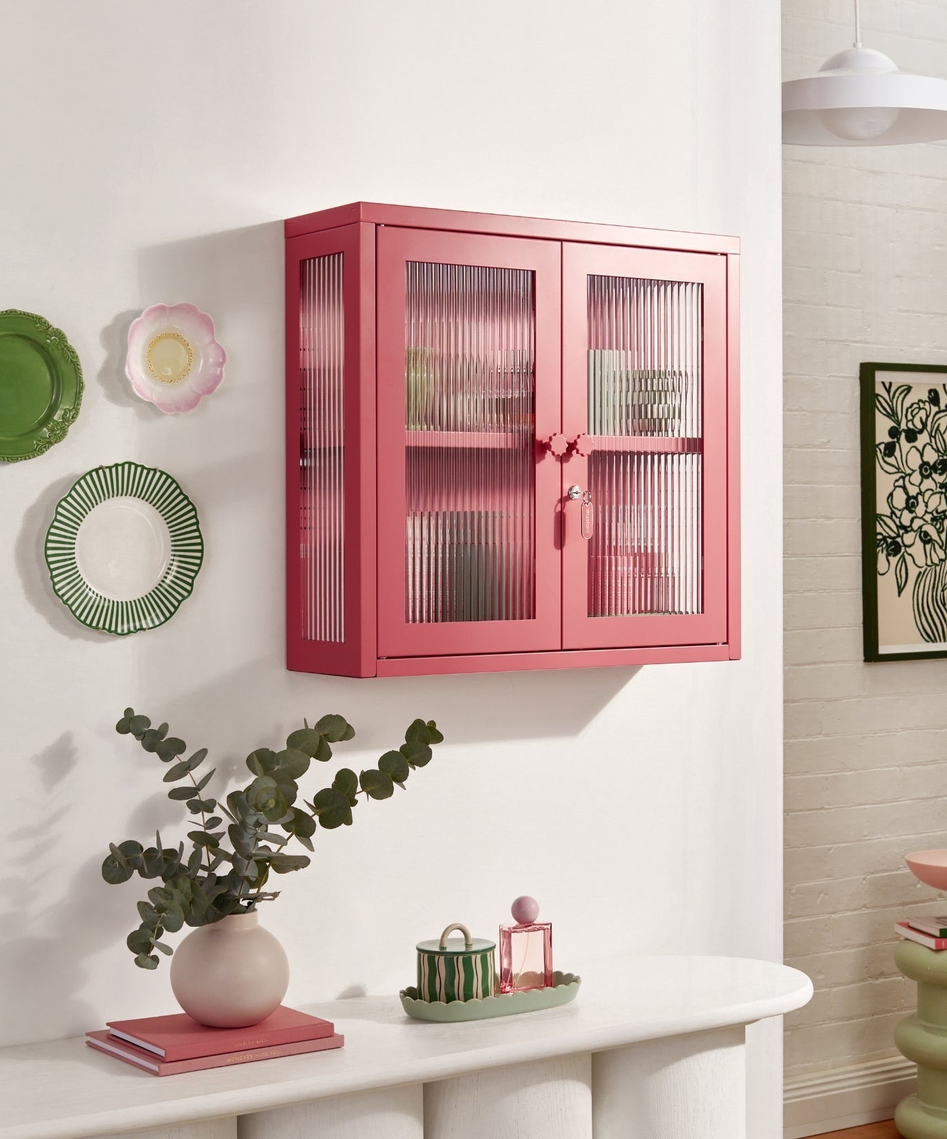 The Kit Wall Cabinet in Berry — lifestyle 4