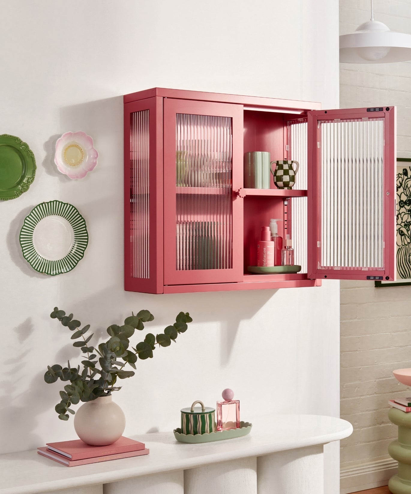 The Kit Wall Cabinet in Berry — lifestyle 5