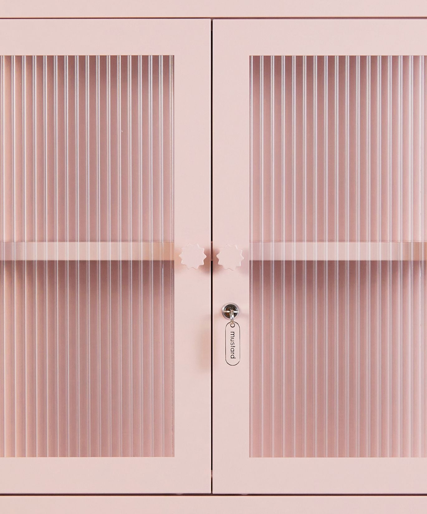 The Kit Wall Cabinet in Blush — close-up