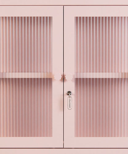 The Kit Wall Cabinet in Blush — close-up