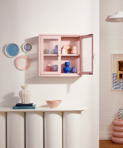 The Kit Wall Cabinet in Blush — lifestyle 2