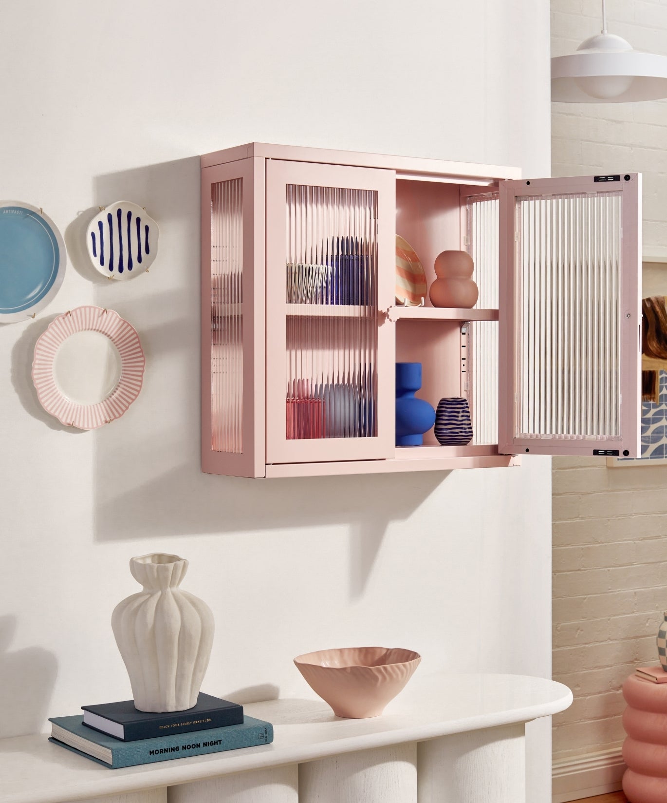 The Kit Wall Cabinet in Blush — lifestyle 5