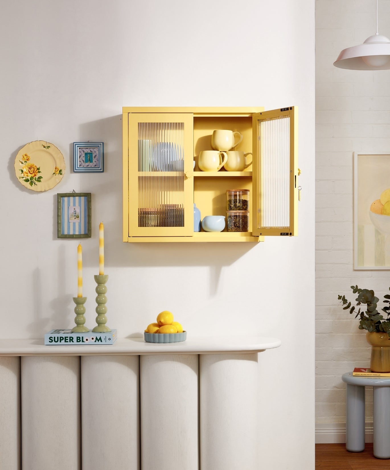 The Kit Wall Cabinet in Butter — lifestyle 2