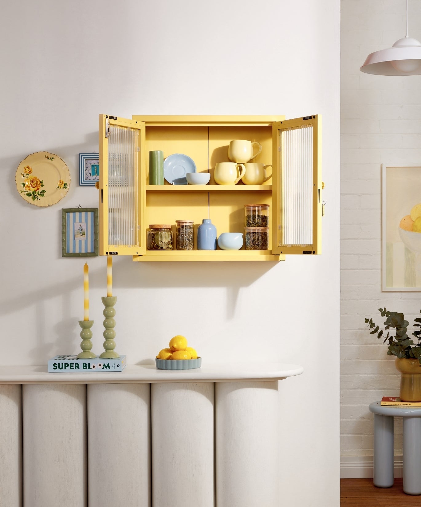 The Kit Wall Cabinet in Butter — lifestyle 3