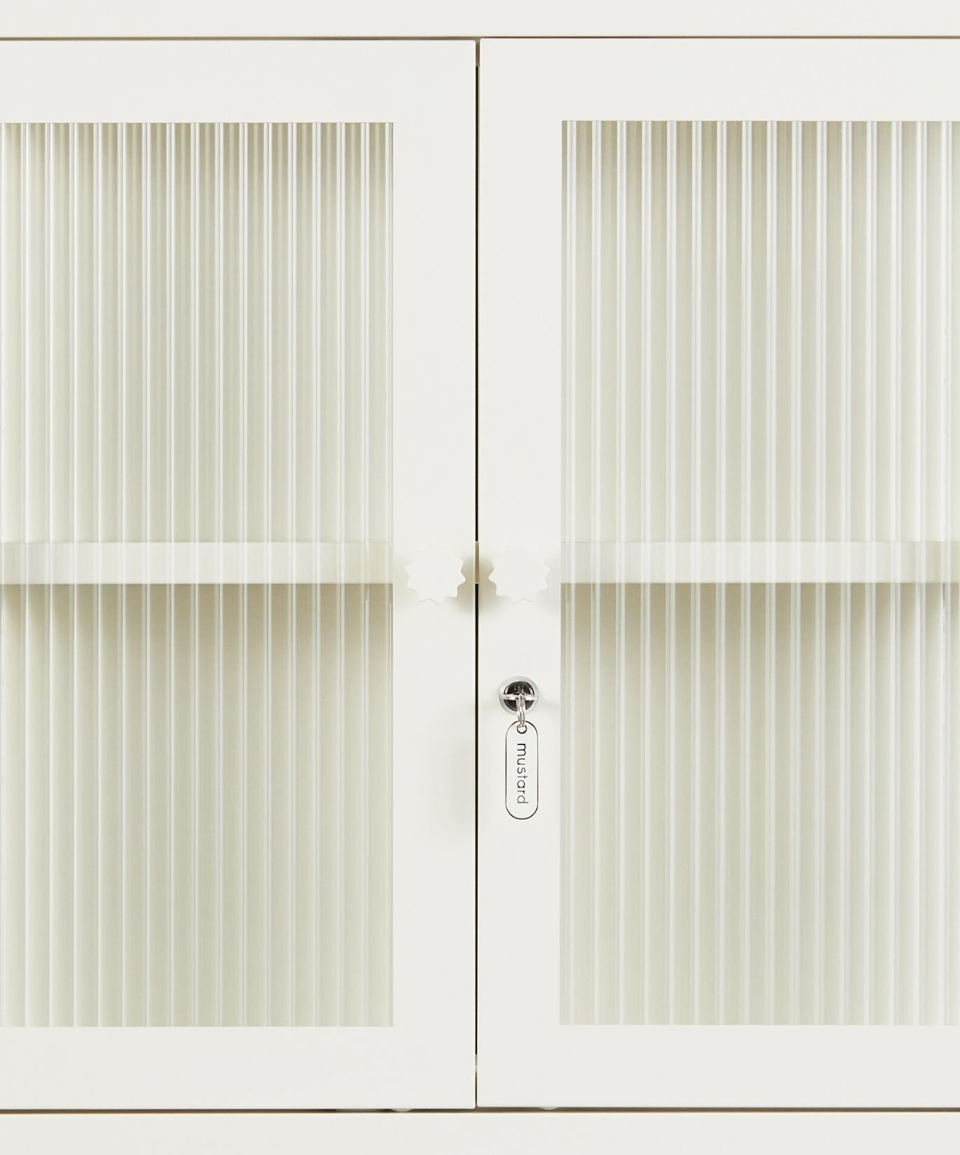 The Kit Wall Cabinet in Chalk — close-up