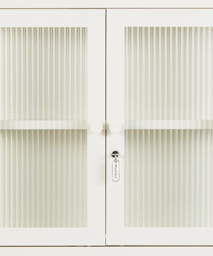 The Kit Wall Cabinet in Chalk — close-up