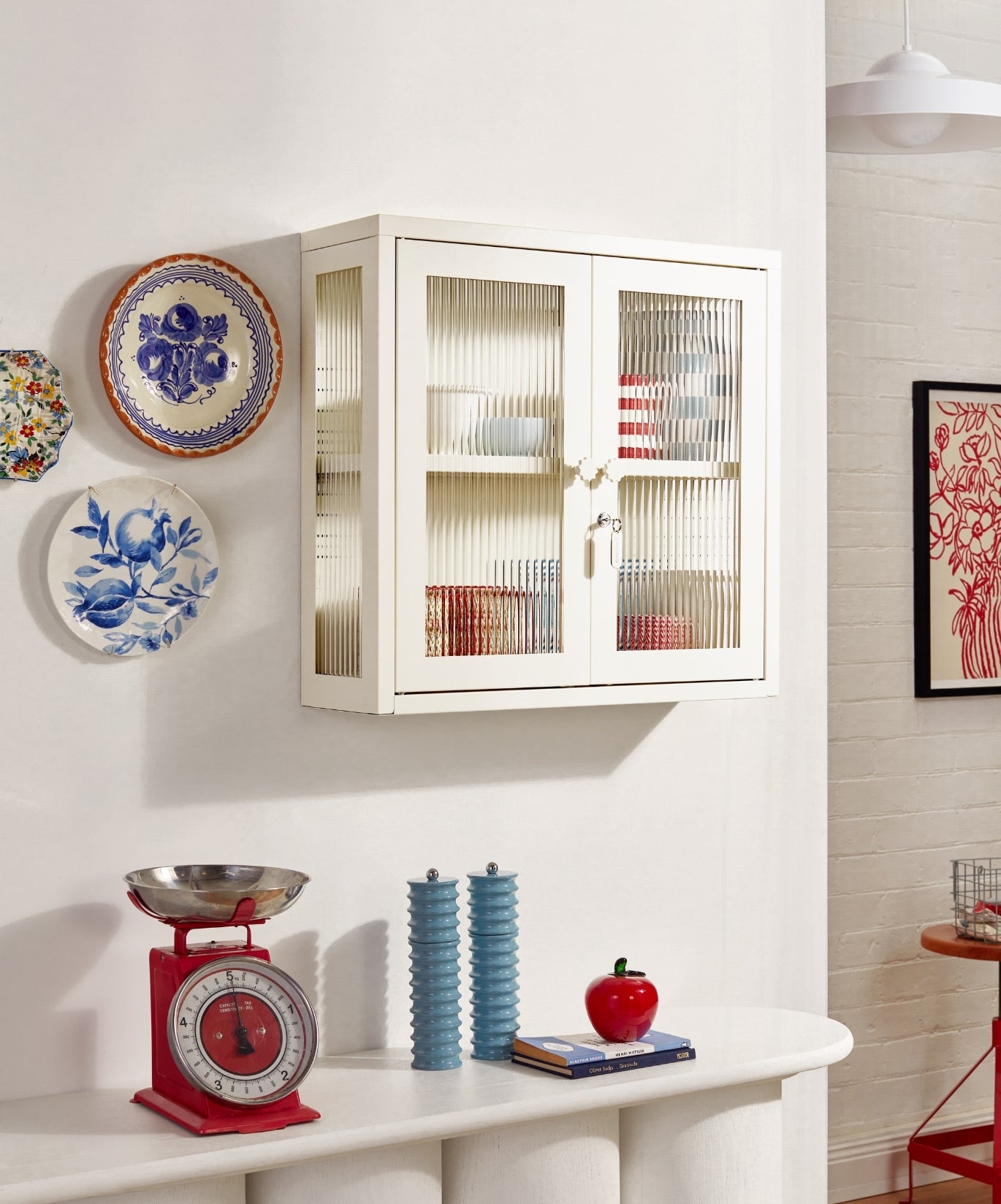 The Kit Wall Cabinet in Chalk — lifestyle 4