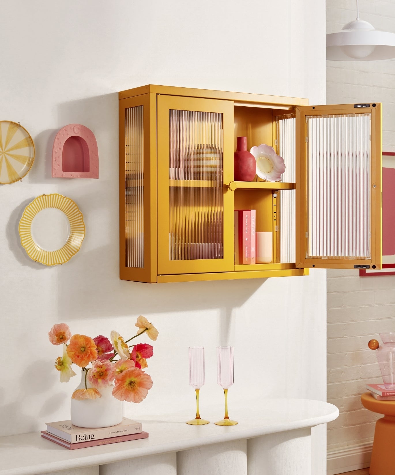 The Kit Wall Cabinet in Mustard — lifestyle 5