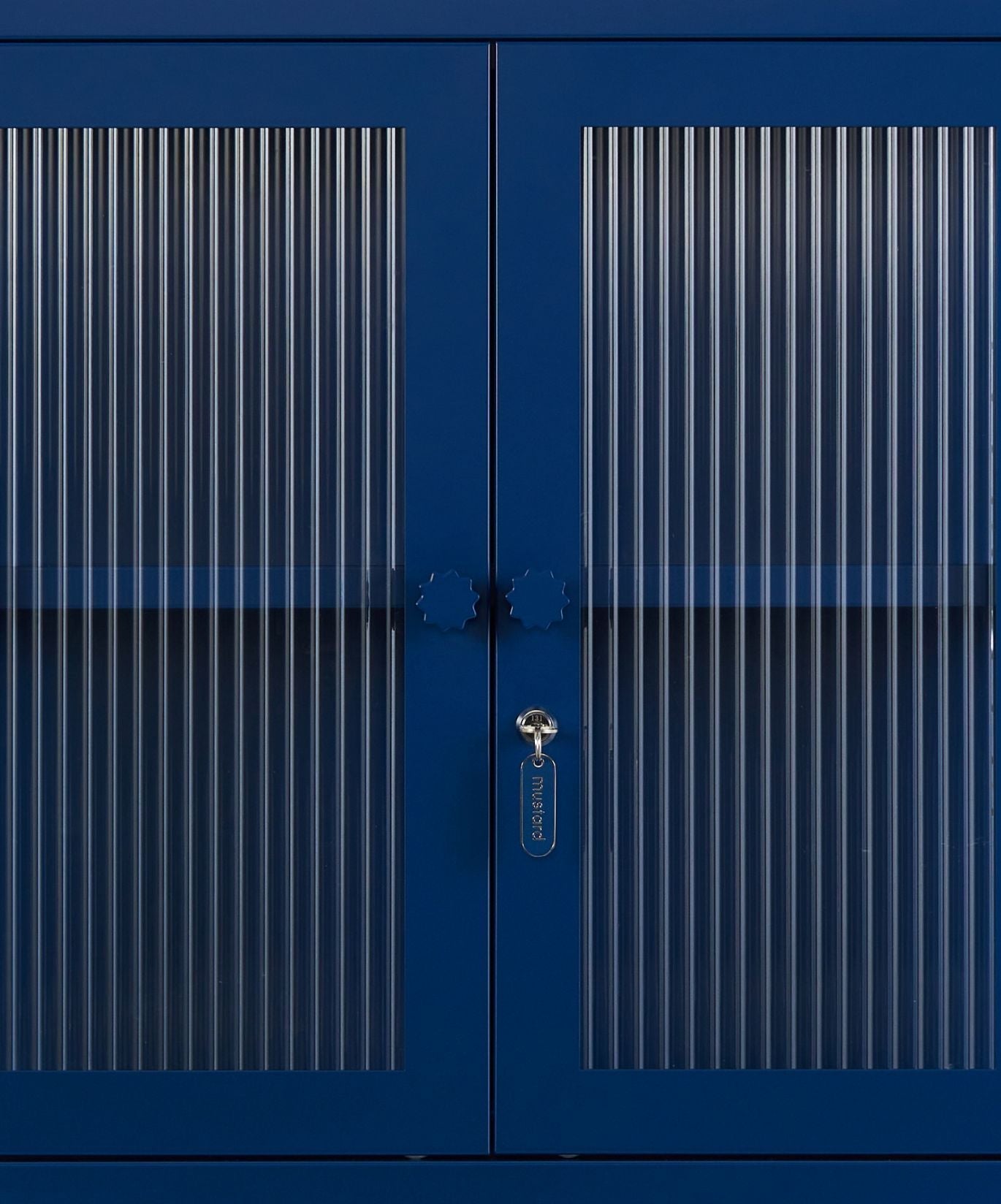 The Kit Wall Cabinet in Navy — close-up