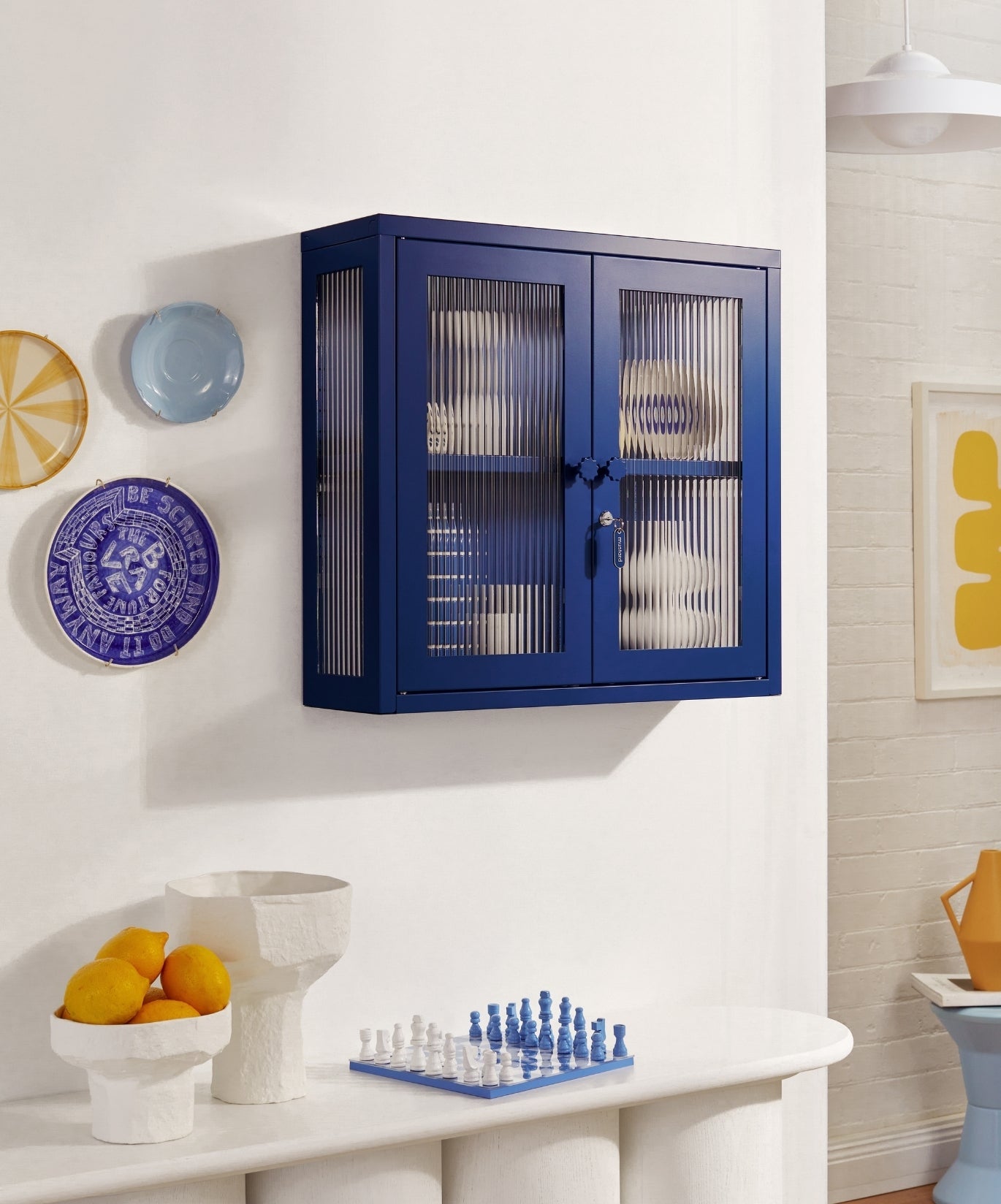 The Kit Wall Cabinet in Navy — lifestyle 4