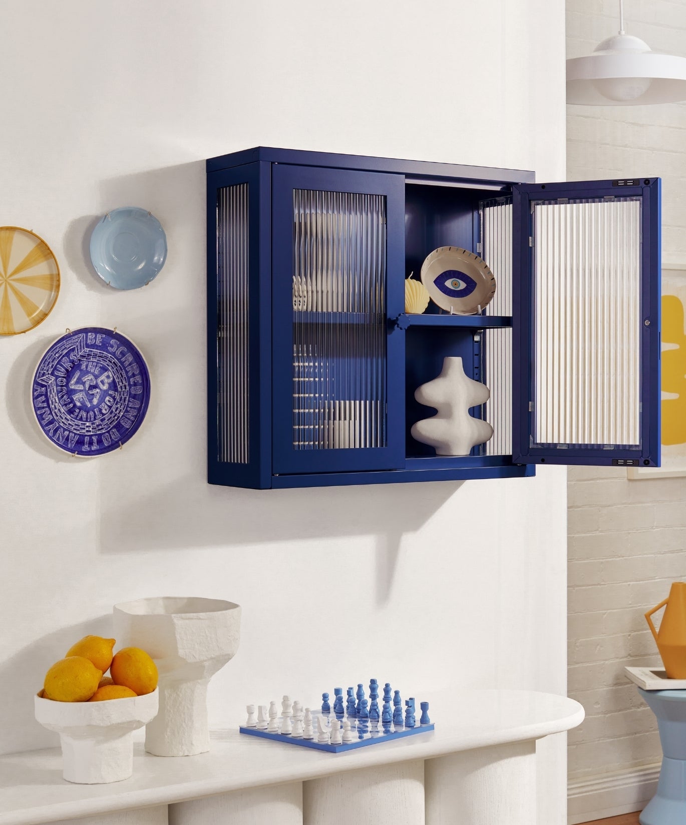 The Kit Wall Cabinet in Navy — lifestyle 5
