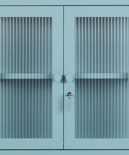 The Kit Wall Cabinet in Ocean — close-up