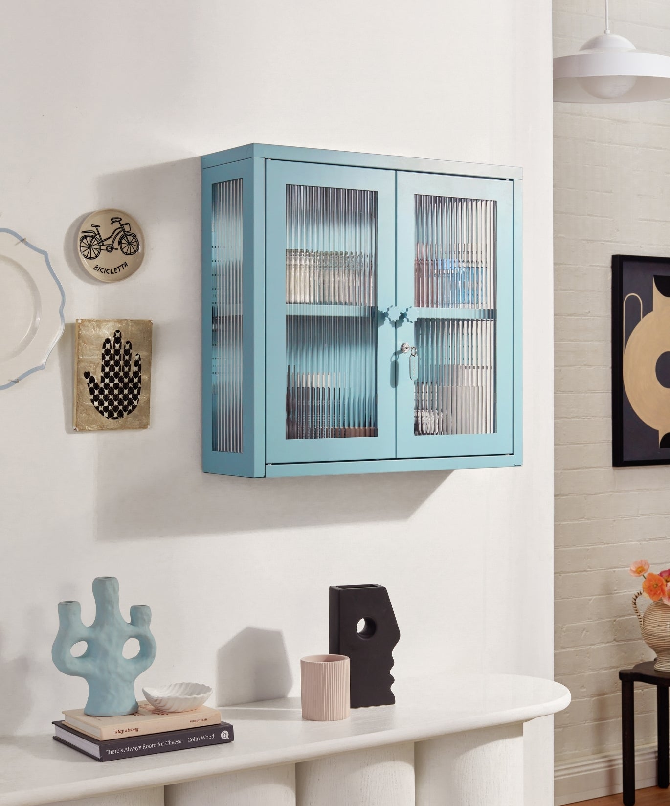 The Kit Wall Cabinet in Ocean — lifestyle 4