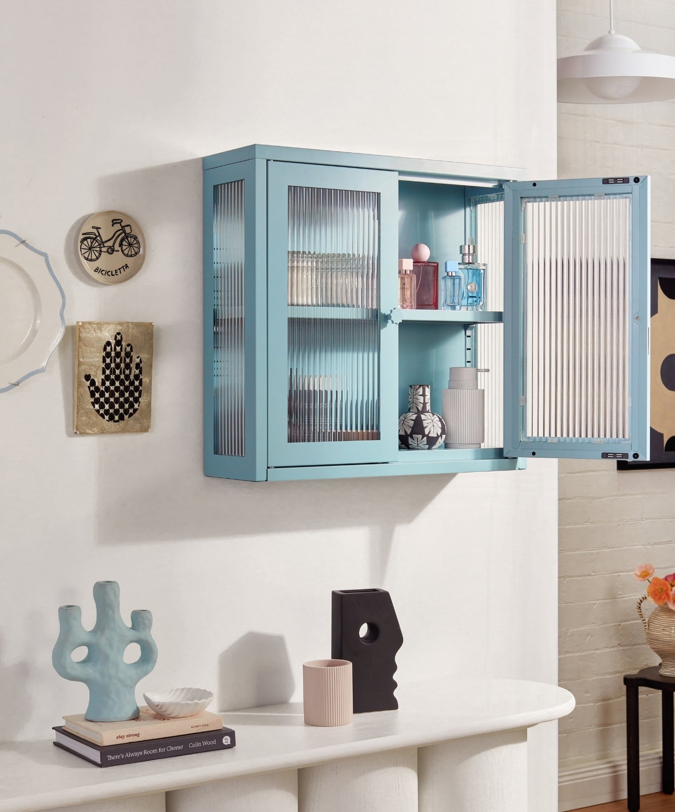 The Kit Wall Cabinet in Ocean — lifestyle 5