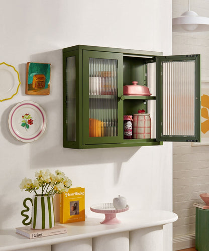 The Kit Wall Cabinet in Olive — lifestyle 5