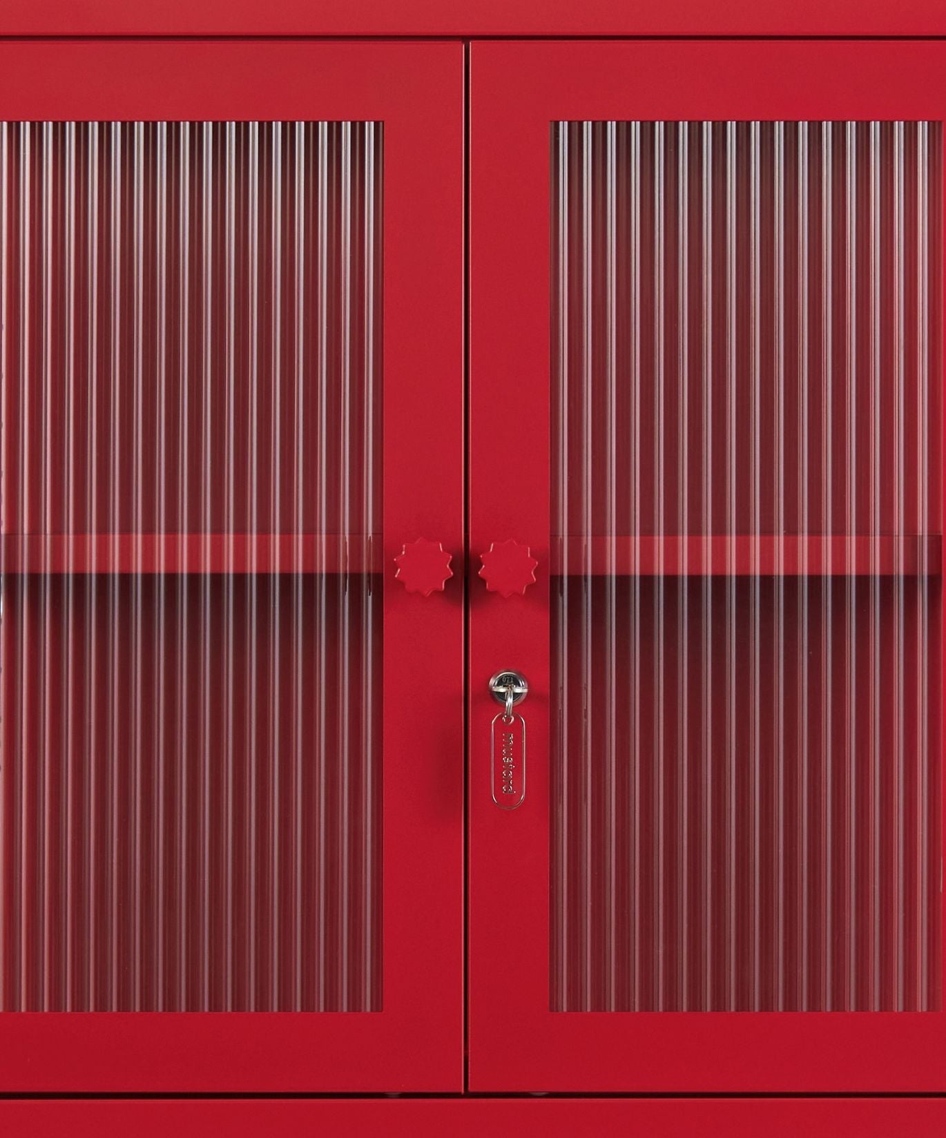 The Kit Wall Cabinet in Poppy — close-up