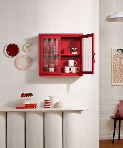 The Kit Wall Cabinet in Poppy — lifestyle 2