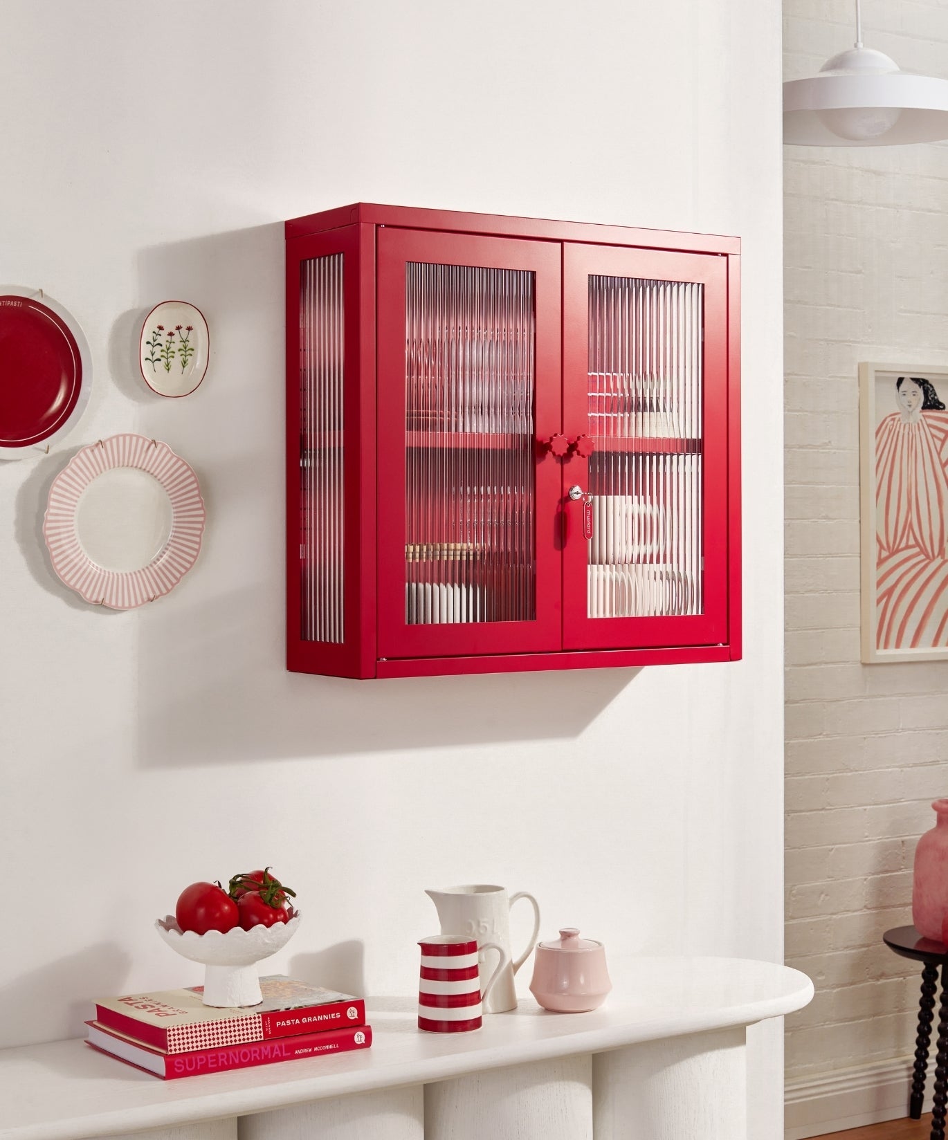 The Kit Wall Cabinet in Poppy — lifestyle 4