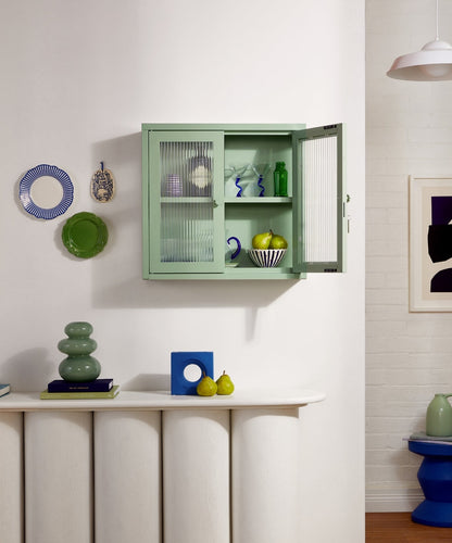 The Kit Wall Cabinet in Sage — lifestyle 2