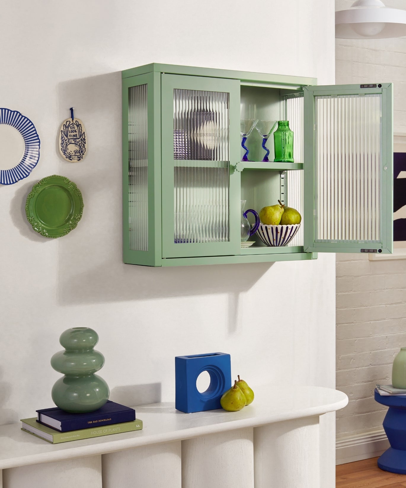The Kit Wall Cabinet in Sage — lifestyle 5